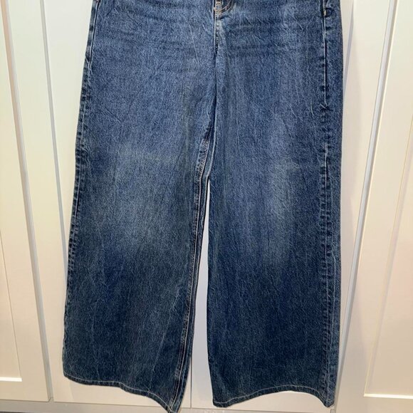 Zara wide leg denim jeans - Picture 3 of 4